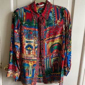 Alice and Olivia Silk Blouse